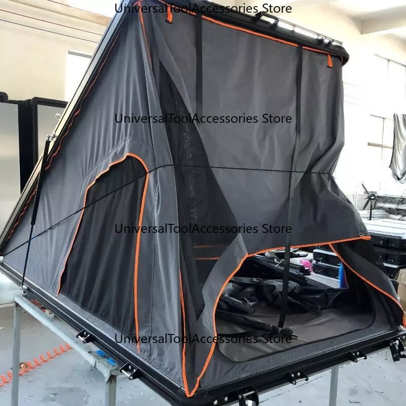 Outdoor Adventure Lab - Dubbellaagse aluminium driehoekige hard-shell dak tent