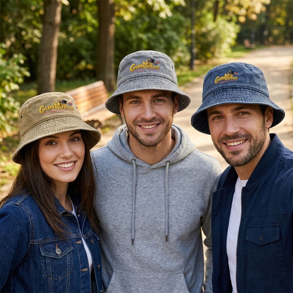 Outdoor Adventure Festival - 1 stuk vintage gewassen emmerhoed unisex