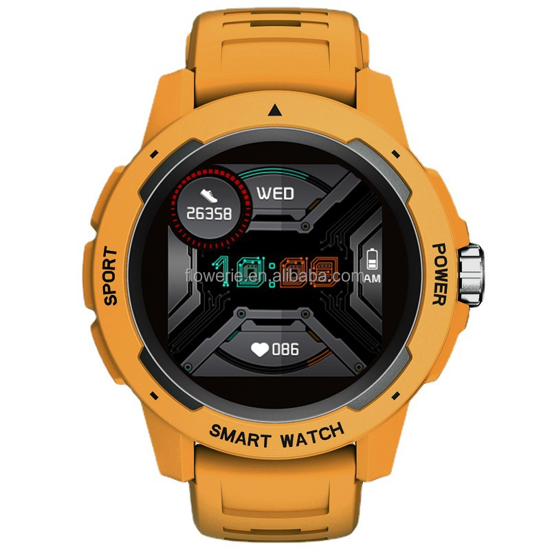 Outdoor Adventure Sports - 50m IP68 Waterdichte Tactische Sport Smartwatch,
