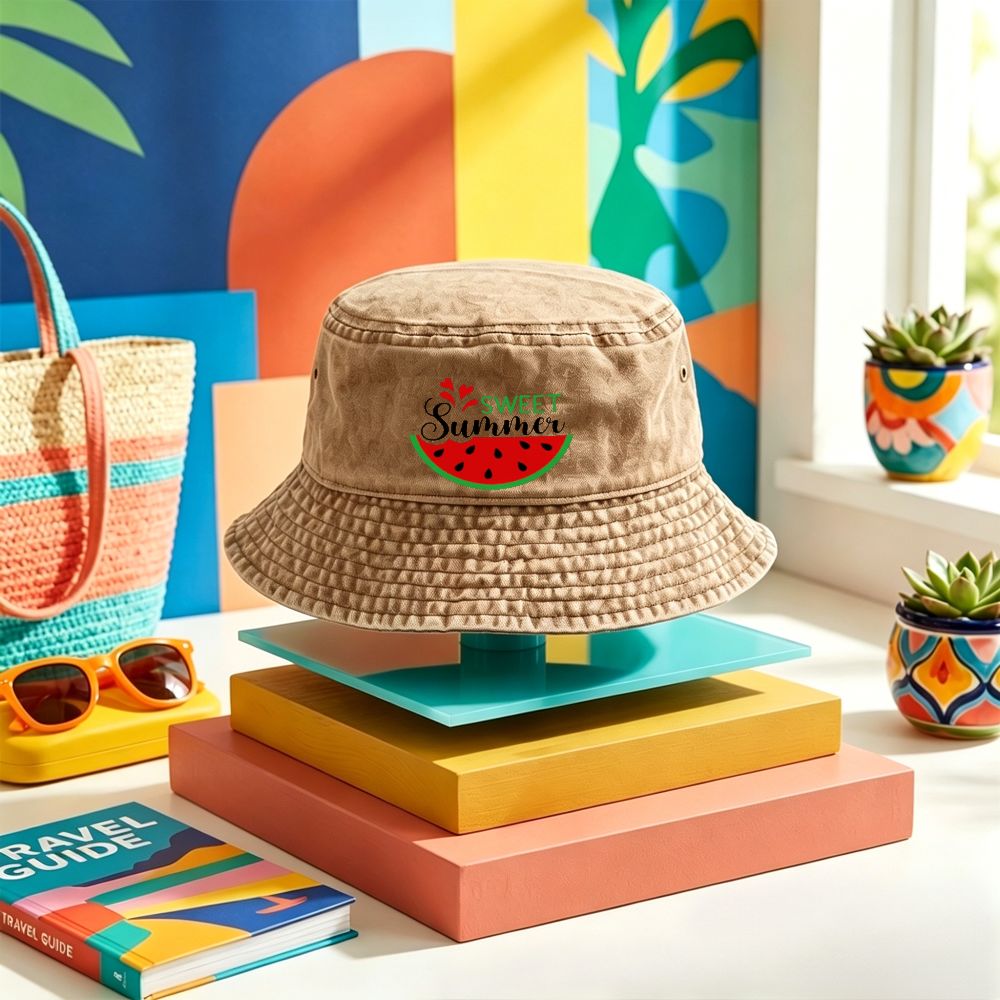 Outdoor Adventure Festival - 1pc Zoete zomer tropische print Vintage