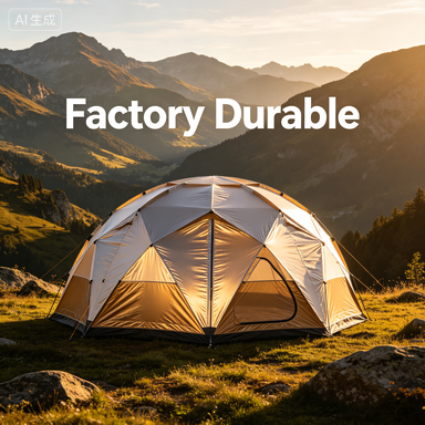 Outdoor Adventure Lab - Duurzame opblaasbare kampeertent 6,3 m² voor