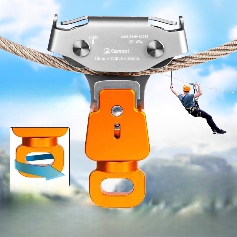 Buitensteekbare stalen kabelzi - Outdoor Adventure Zipline recensie en prijs