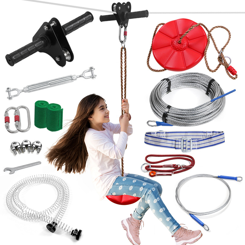 Zipline-set voor kinderen met  - Outdoor Adventure Zipline recensie en prijs